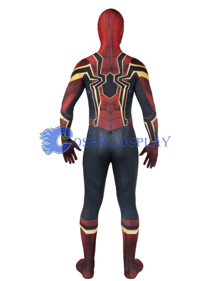2018 Amazing Iron Spiderman Cosplay Costume