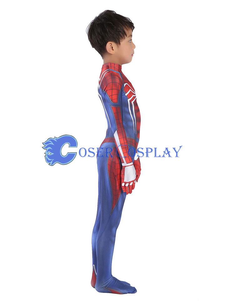 2018 Insomniac PS4 Spiderman Kids Halloween Costume
