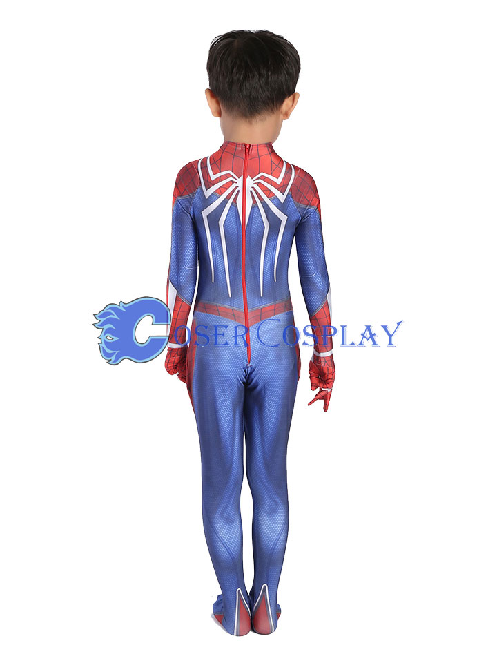 2018 Insomniac PS4 Spiderman Kids Halloween Costume