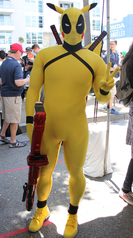 Deadpool Pikachu Cosplay Costume For Halloween 15070243