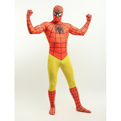 orange spiderman toy