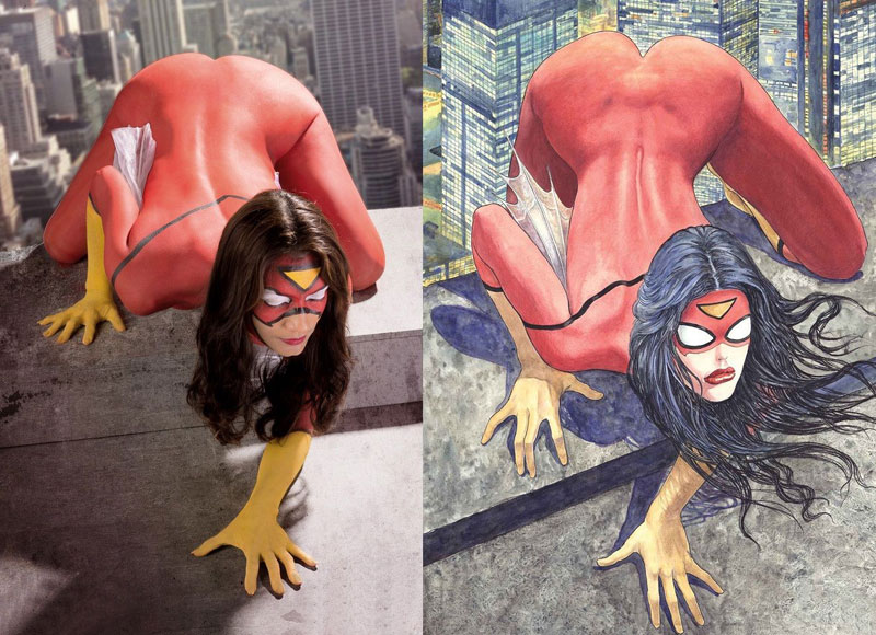 Spider-Woman Sexy Halloween Costumes For Women 16081707