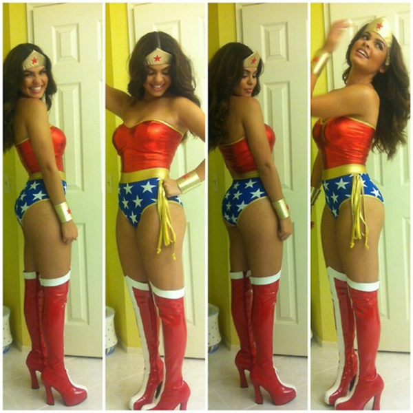 Wonder Woman Sexy Bodysuit Halloween Costumes 16091411