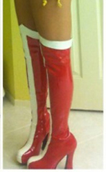 women in platform heels