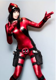 Deadpool 2 Red and Black Zentai