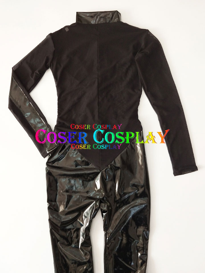 0908 Sexy Transparent Pvc Costume For Women Catsuit