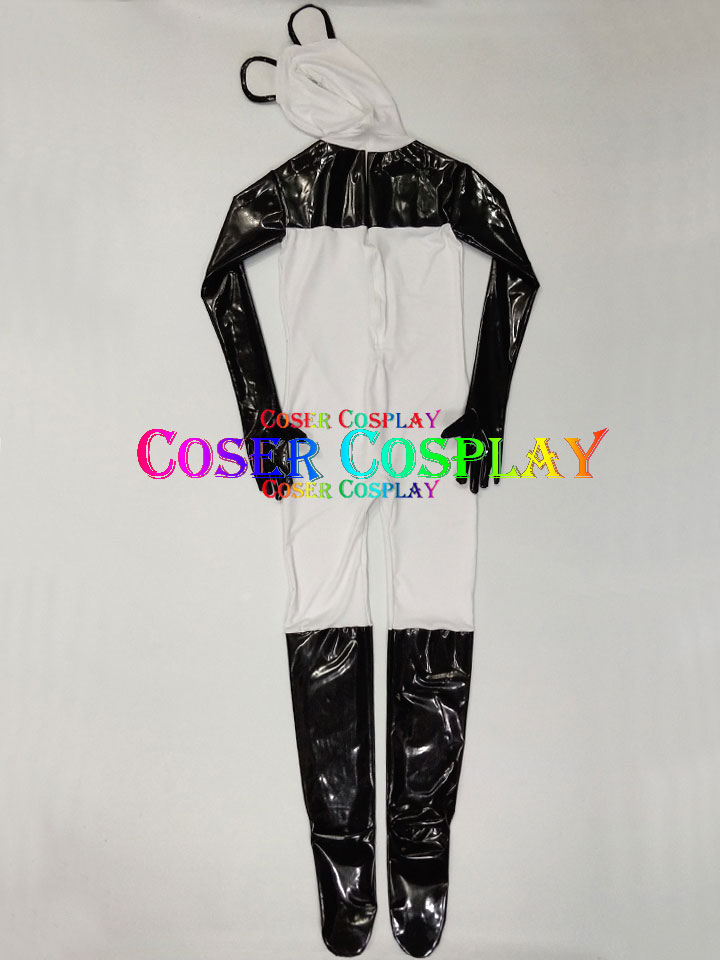 1007 Sexy Panda PVC Zentai Cosplay Costumes For Halloween
