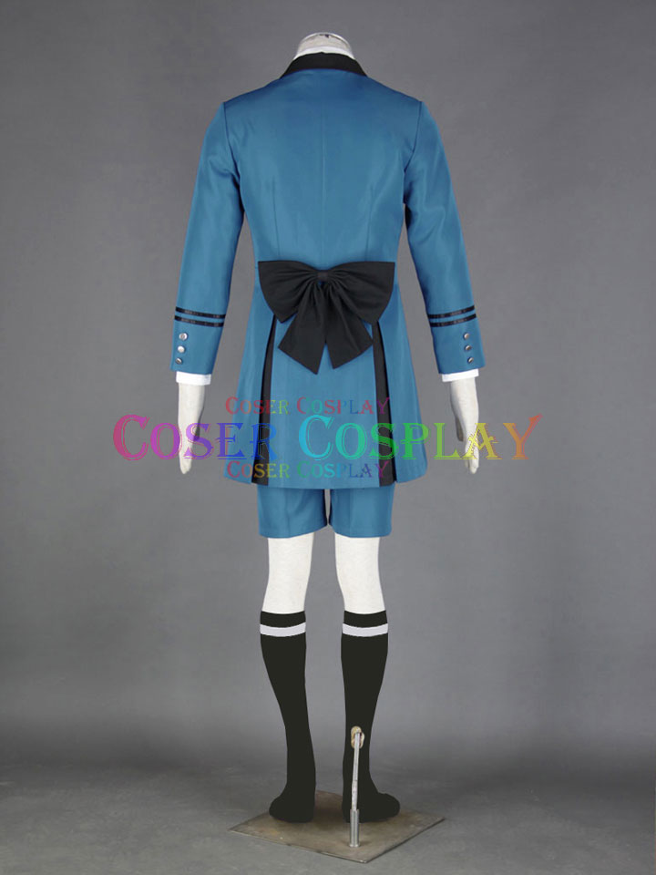 1206 Black Butler Ciel Phantomhive Blue Anime Cosplay Costume