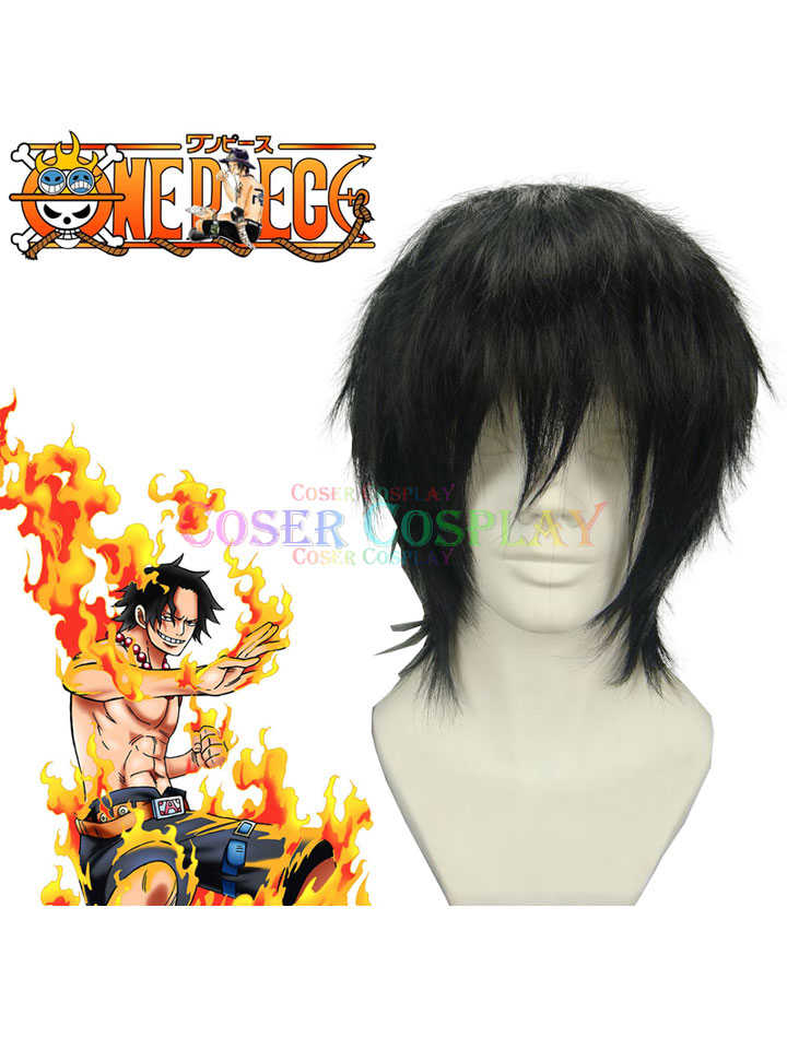 1901 ONE PIECE Portgas D Ace Anime Cosplay Wig