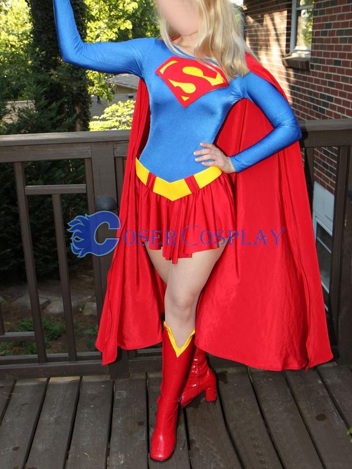 2018 52 Supergirl Cosplay Costume With Cape