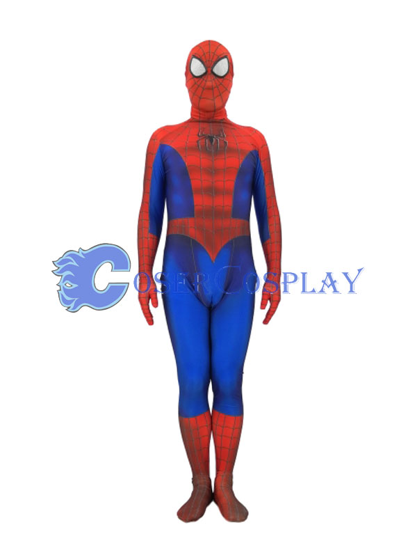 2018 Amazing Spider Man Cosplay Costume Zentai Red | cosercosplay.com