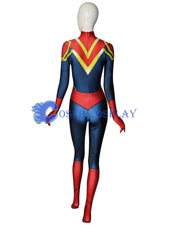 2018 Captain Marvel Carol Danvers Classic Cosplay Costume