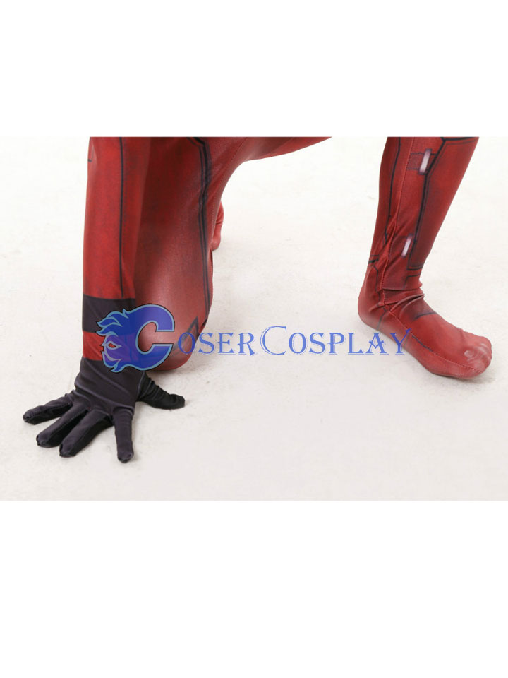 Marvel 2018 Deadpool 2 Wade Winston Wilson Black Red Shoes Cosplay Boots