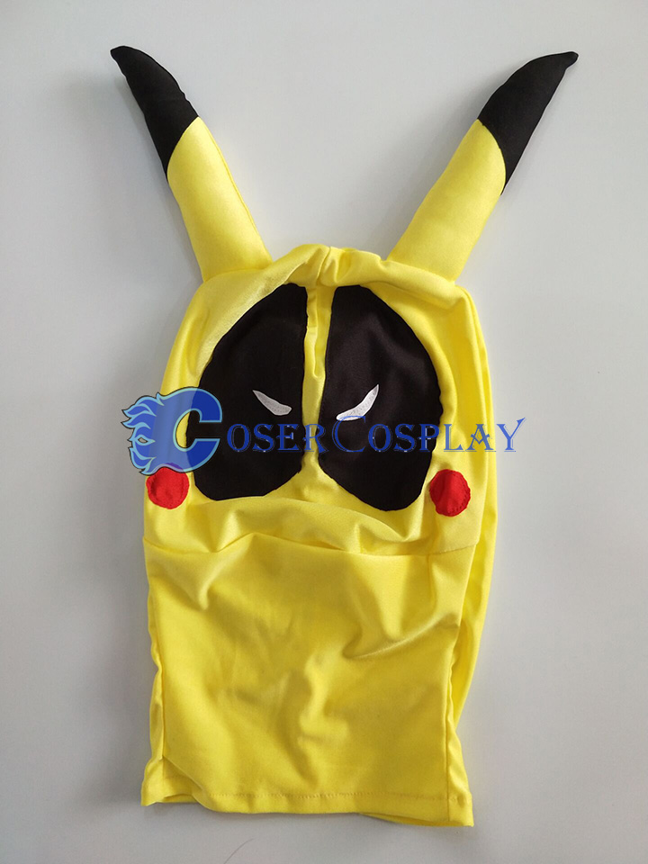 2018 Deadpool Pikachu Kids Halloween Costume
