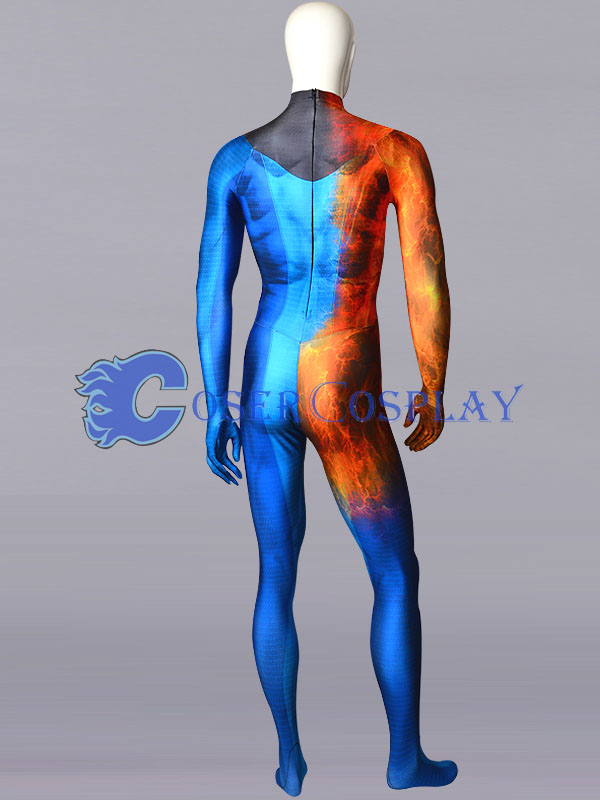 2018 Fantastic Four Human Torch catsuit Costume