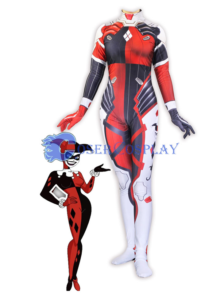 2018 Harley Quinn Cat Suit Sexy Halloween Costumes