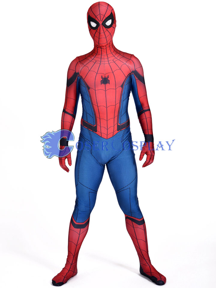 2018 Homecoming Spiderman Full Bodysuit | cosercosplay.com