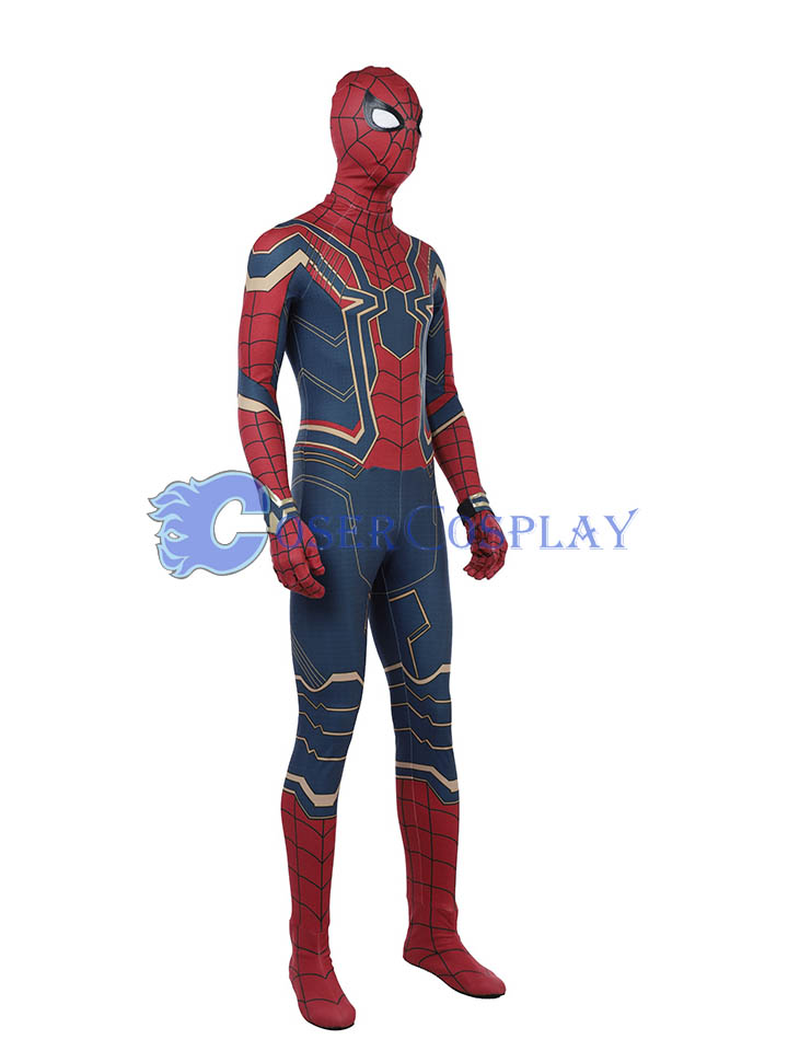 2018 Quality Spiderman Cosplay Costume Halloween