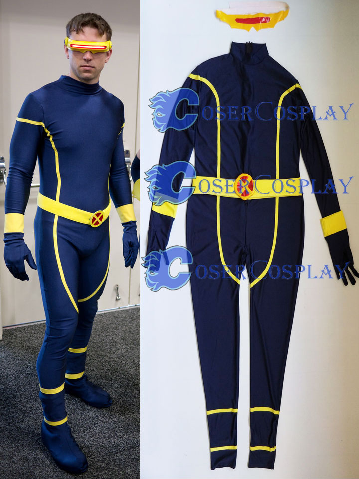 2018 Scott Summers X Men Cyclops Cosplay Costume Catsuit