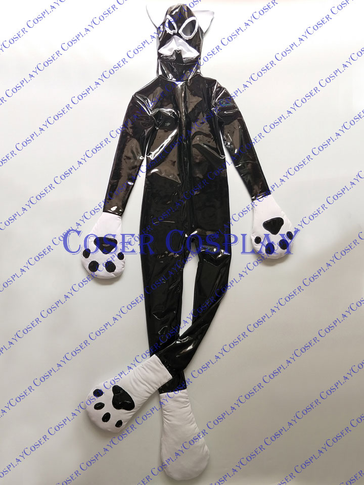 2019 Amazing Cat Suit Full Body Zentai PVC Sexy Costume 0325