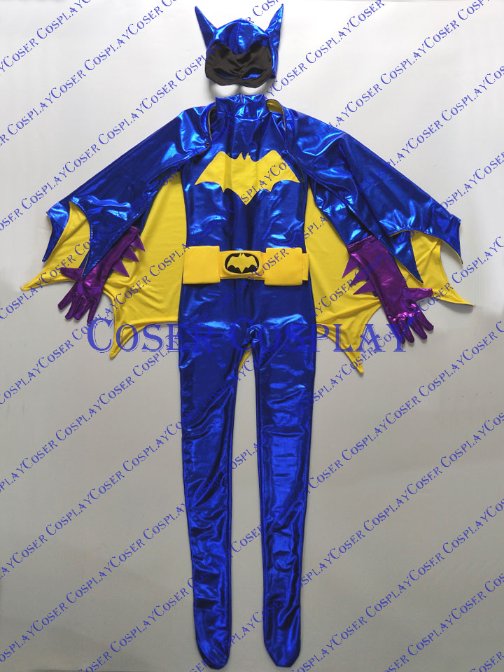 2019 Batgirl Barbara Gordon Bodysuit Cosplay Costume Halloween 0428