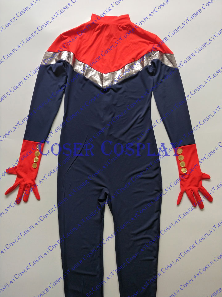 2019 Captain Marvel Carol Danvers Sexy Halloween Costumes 0421