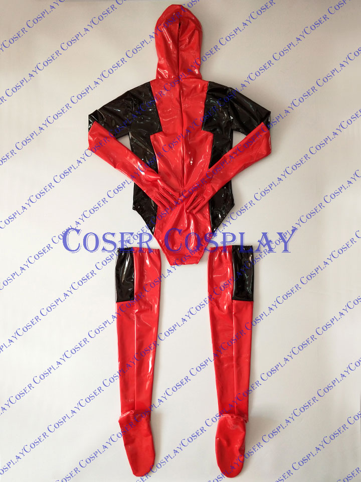 2019 Female Deadpool Lady Sexy Halloween Costumes For Women PVC 0428