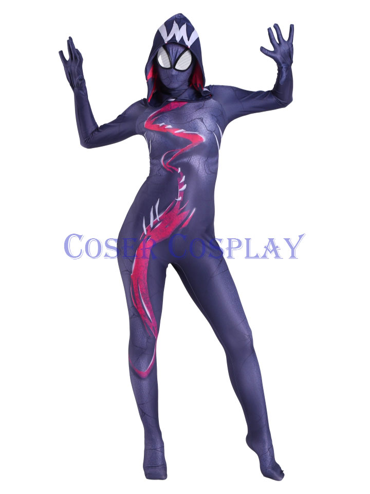 2019 Gwenom Spider Costume Girl Venom Gwen Halloween 0910