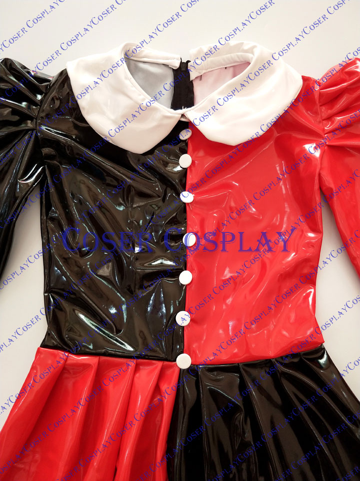2019 Harley Quinn Cosplay Costume Dress PVC 0421