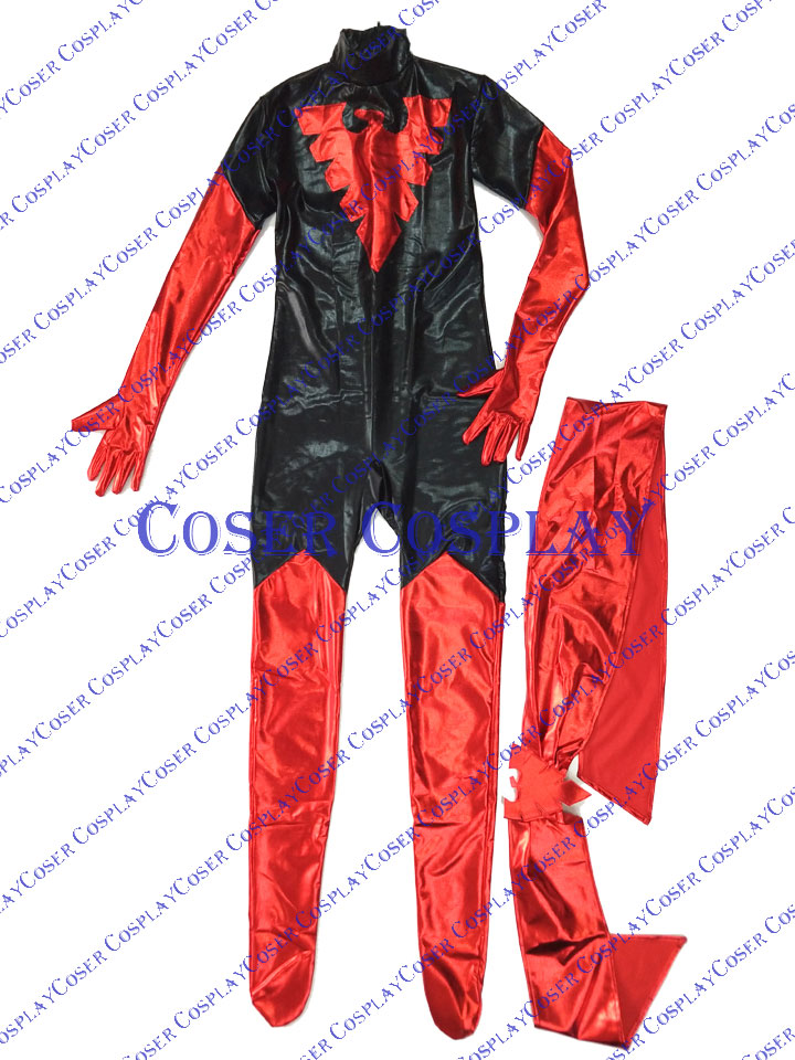 2019 Jean Grey Dark Phoenix X Men Halloween Costume 0809