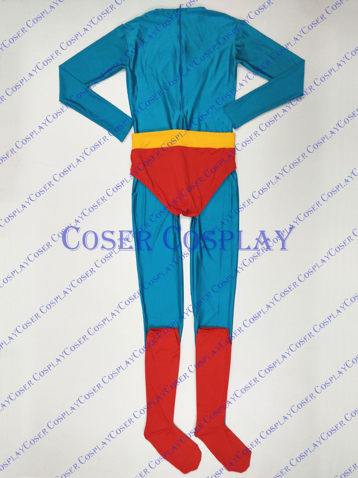 2019 New Superman Cosplay Costume With Cape For Halloween 0421