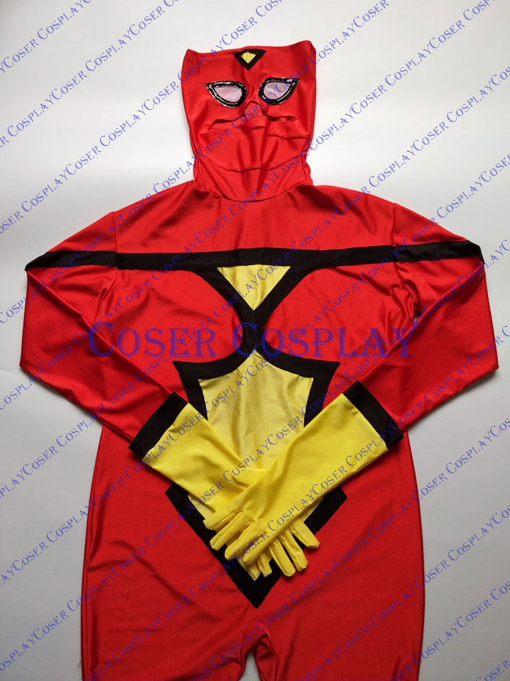 2019 Spider Woman Jessica Drew Sexy Catsuit Cosplay Costume 0419