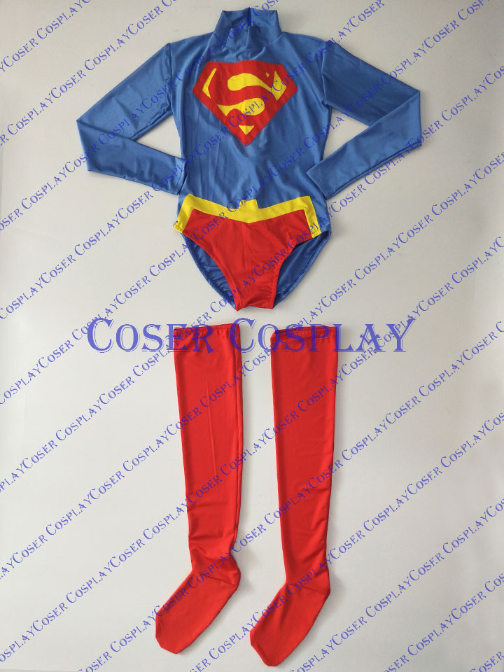 2019 Supergirl Cosplay Costume Halloween For Woman 0823