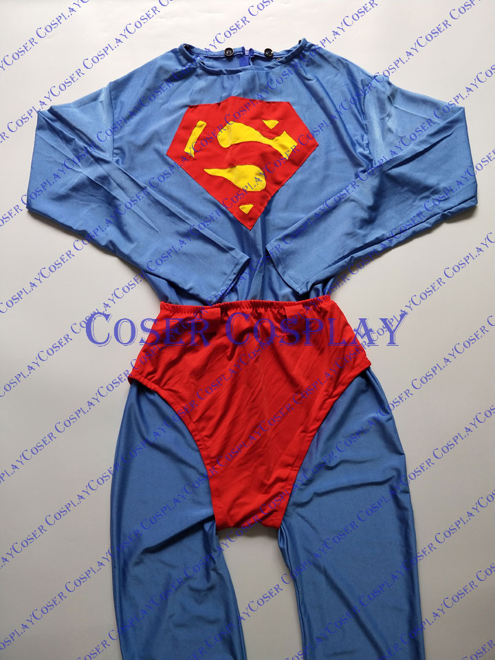 2019 Superman Cosplay Costume With Cape Classic 0421