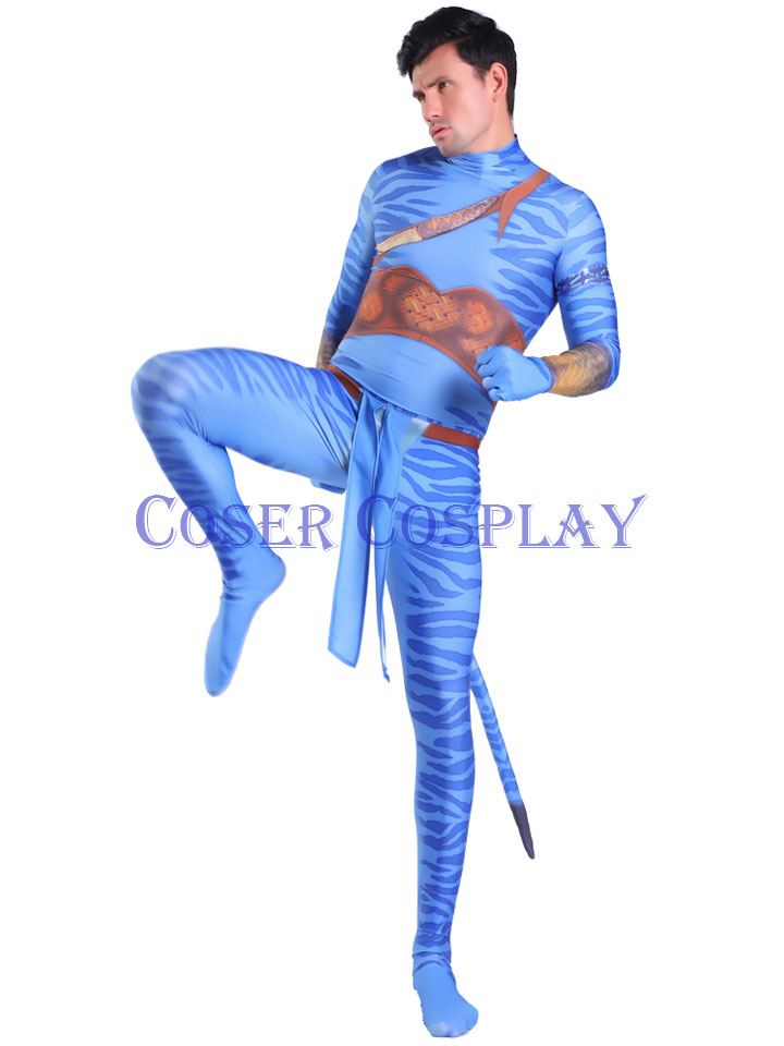 2020 Avatar Jake Sully Sexy Halloween Costumes For Men 0417