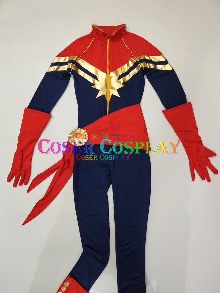 2020 Captain Marvel Carol Danvers Sexy Halloween Costumes For Women