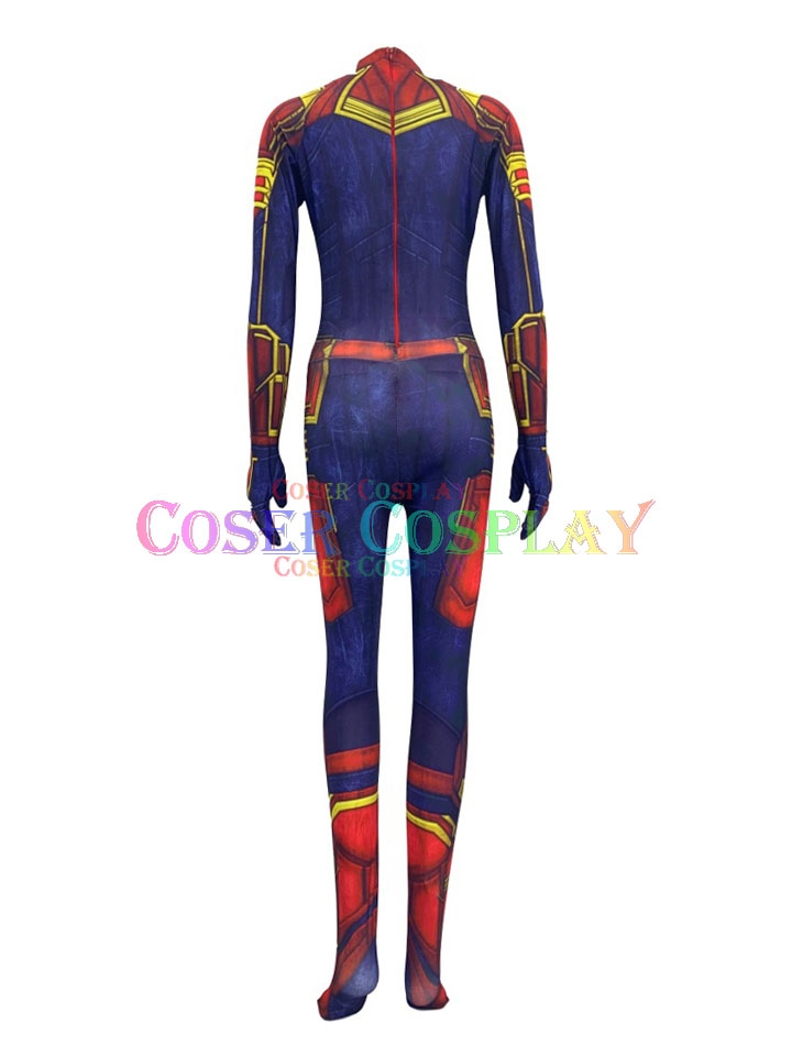 2020 Carol Danvers Ms Marvel Sexy Body Suit For Women