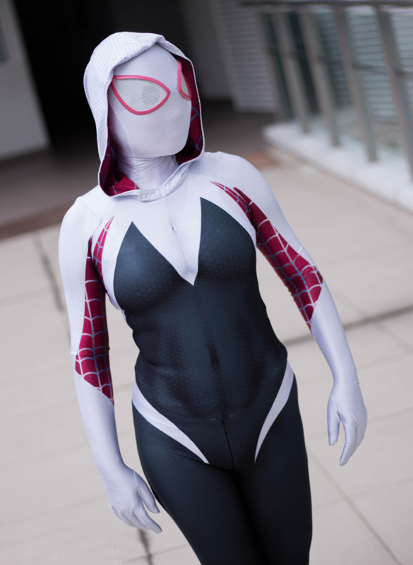 Amazing Spider Woman Gwen Stacy Spider Gwen Costume For Halloween 16081202
