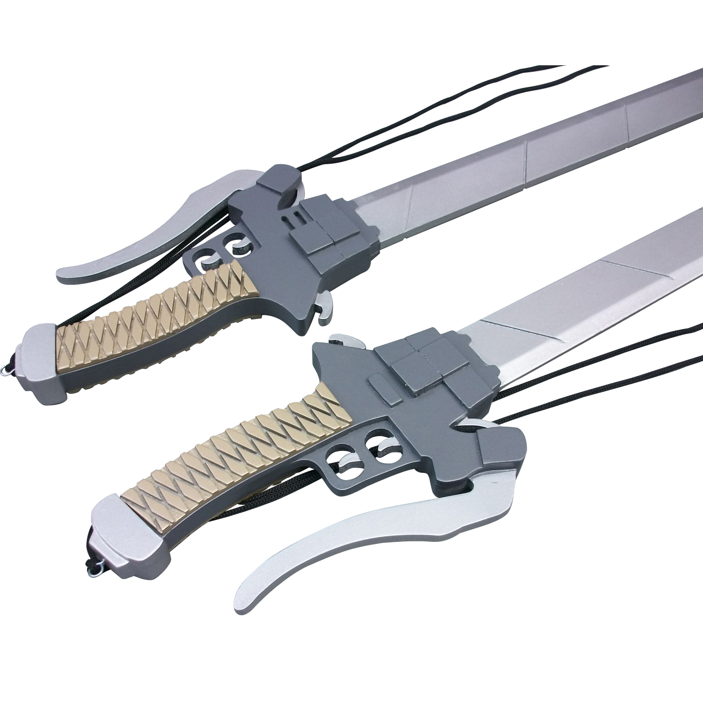 Attack on Titan 3-D Maneuver Gear Long Sword Cosplay Wooden Weapons