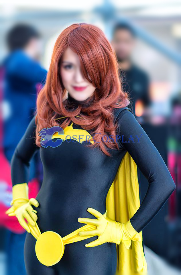 Batgirl Cosplay Costume Black Catsuit
