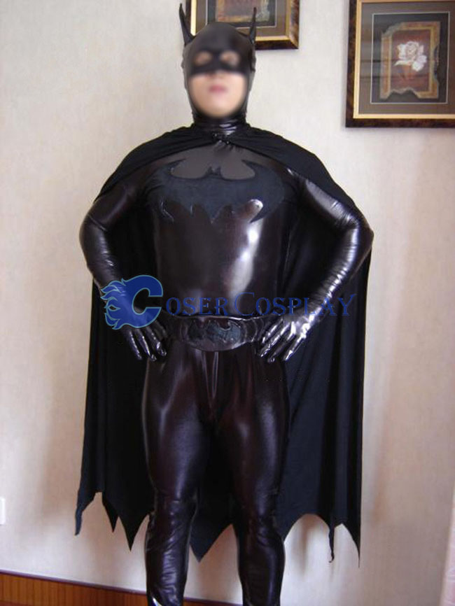 Batman Halloween Costume With Cape Black