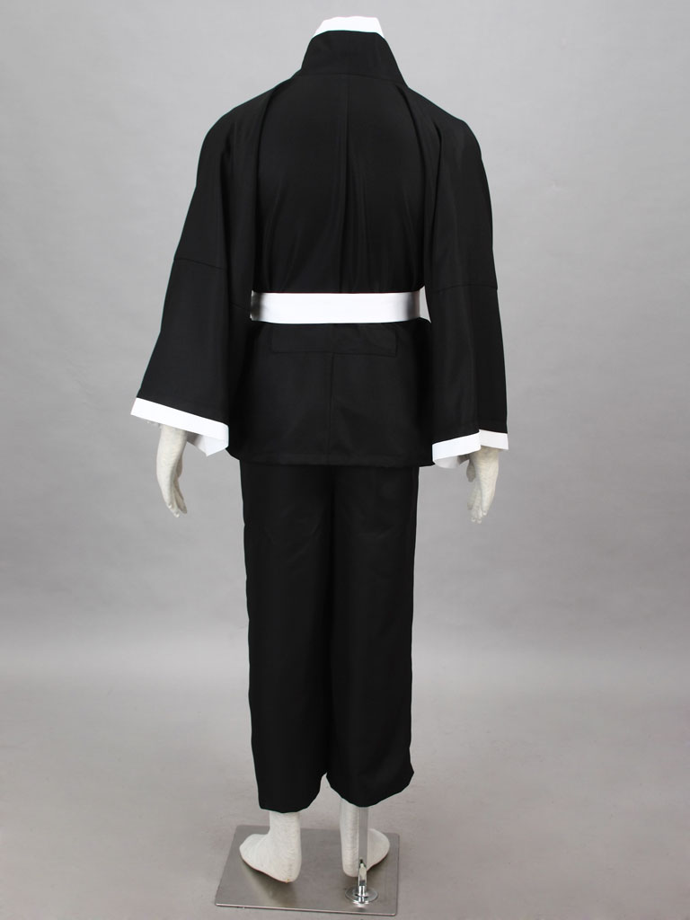 Bleach Gotei Thirteen Byakuya Kuchiki Captain of the 6th Division Soul Reaper Kimono Cosplay Costumes