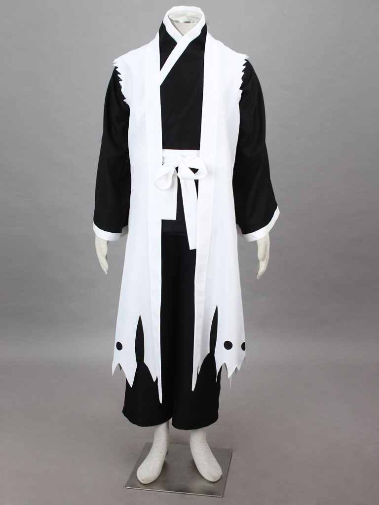 Bleach Gotei Thirteen Kenpachi Zaraki Captain of the 11th Division Soul Reaper Kimono Cosplay Costumes