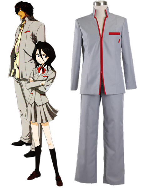 Bleach Karakura High School Boy's Winter School Uniform Cosplay Costumes