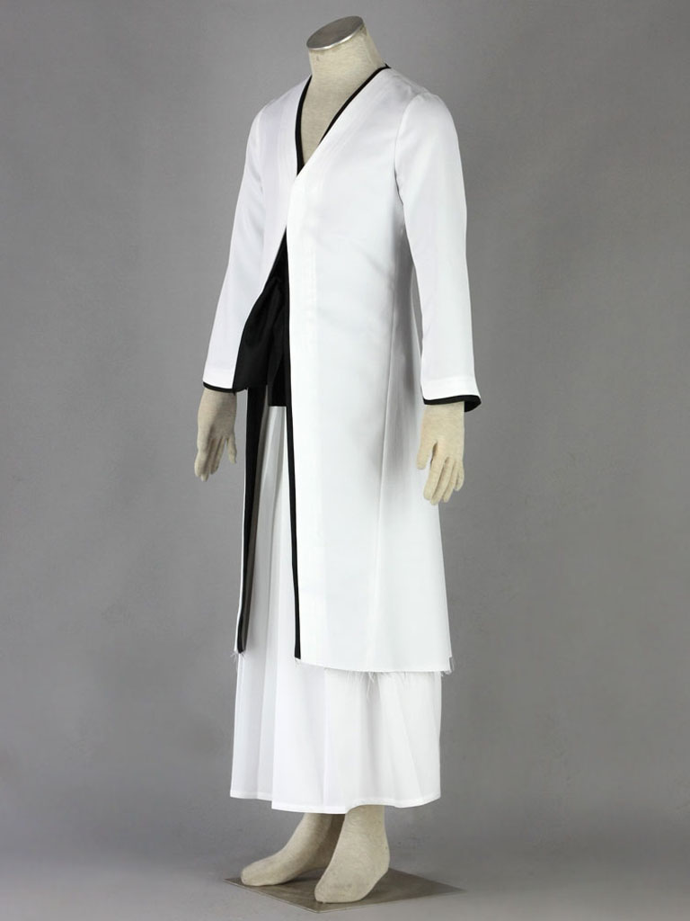 Bleach White Ichigo Kurosaki Bankai Kimono Uniform Cosplay Costumes