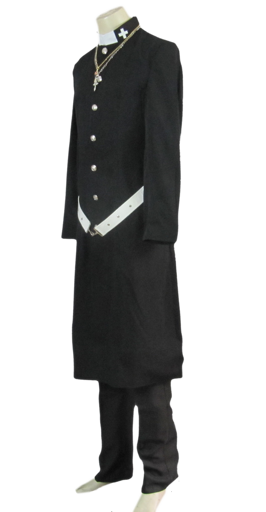 Blue Exorcist Shiro Fujimoto Priest Uniform Cosplay Costume