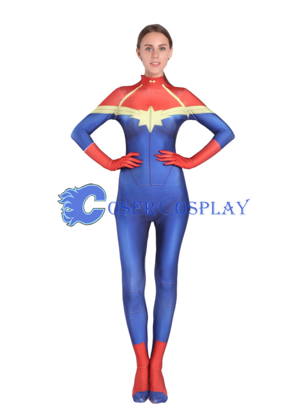 Captain Marvel Carol Danvers Ms Easy Halloween Costumes