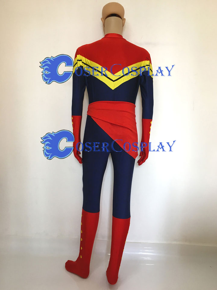 Carol Danvers Ms.Marvel Cosplay Costume Halloween