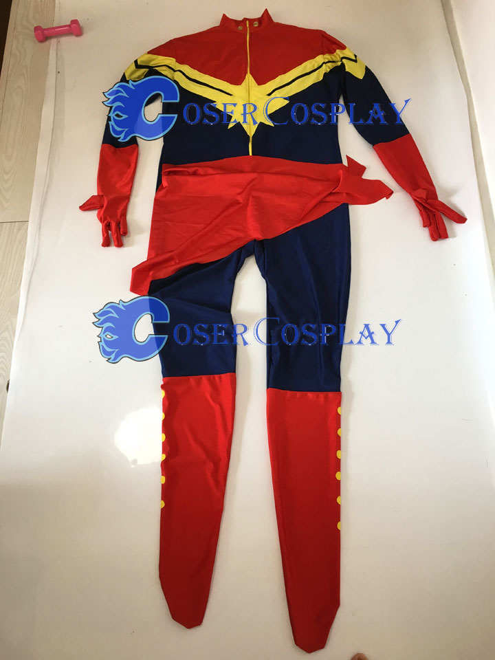 Carol Danvers Ms.Marvel Cosplay Costume Halloween