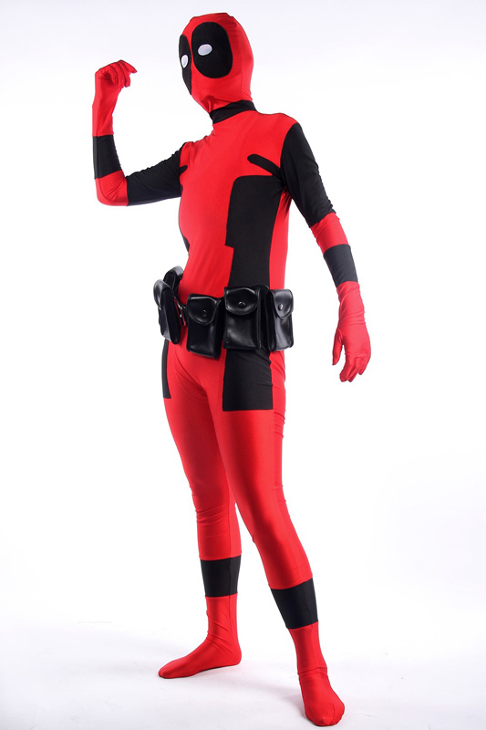 Deadpool Cosplay Costume Zentai Suit 15070253
